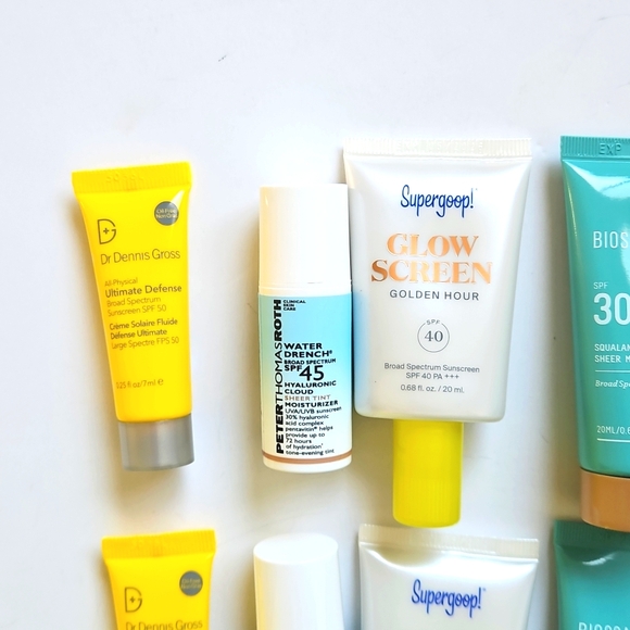 x13 Sun Screen Bundle Supergoop! Cay Isle Biossance Peter Thomas Summer Fridays - Picture 8 of 11